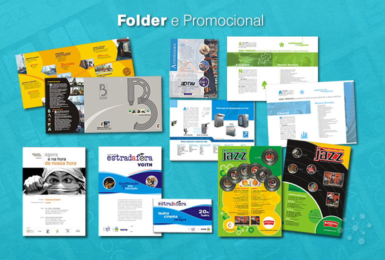 Folder e material promocional