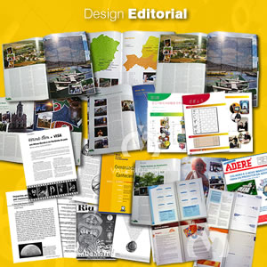 Projetos editoriais e diagramação.