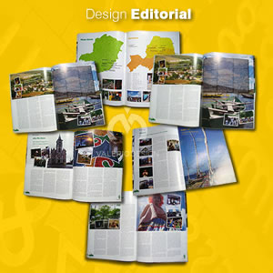 Projetos editoriais e diagramação de revistas e material didátivo.