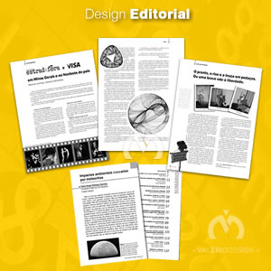 Projetos editoriais e diagramação de revistas.